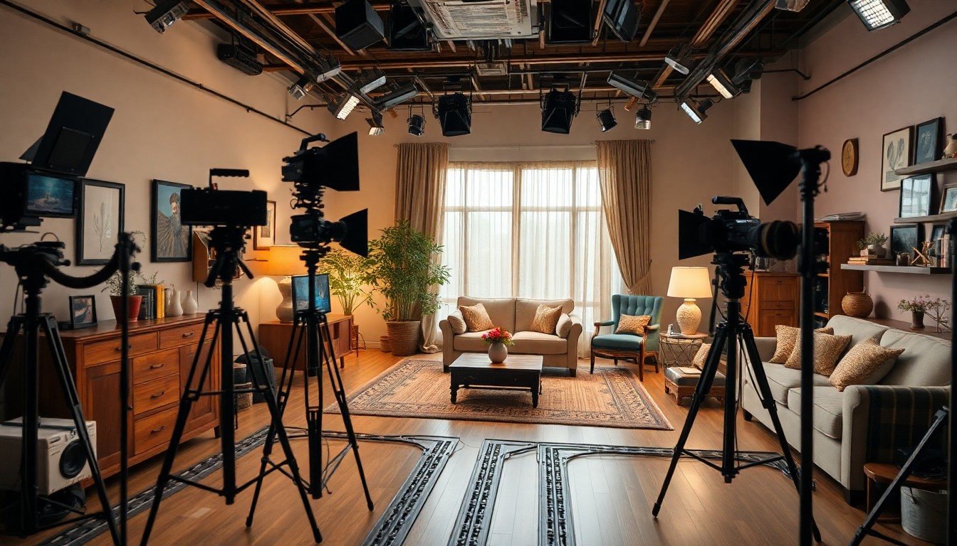 ドラマ撮影セットの詳細とリアルな演出